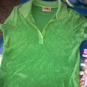 Vintage juicy couture terry blouse